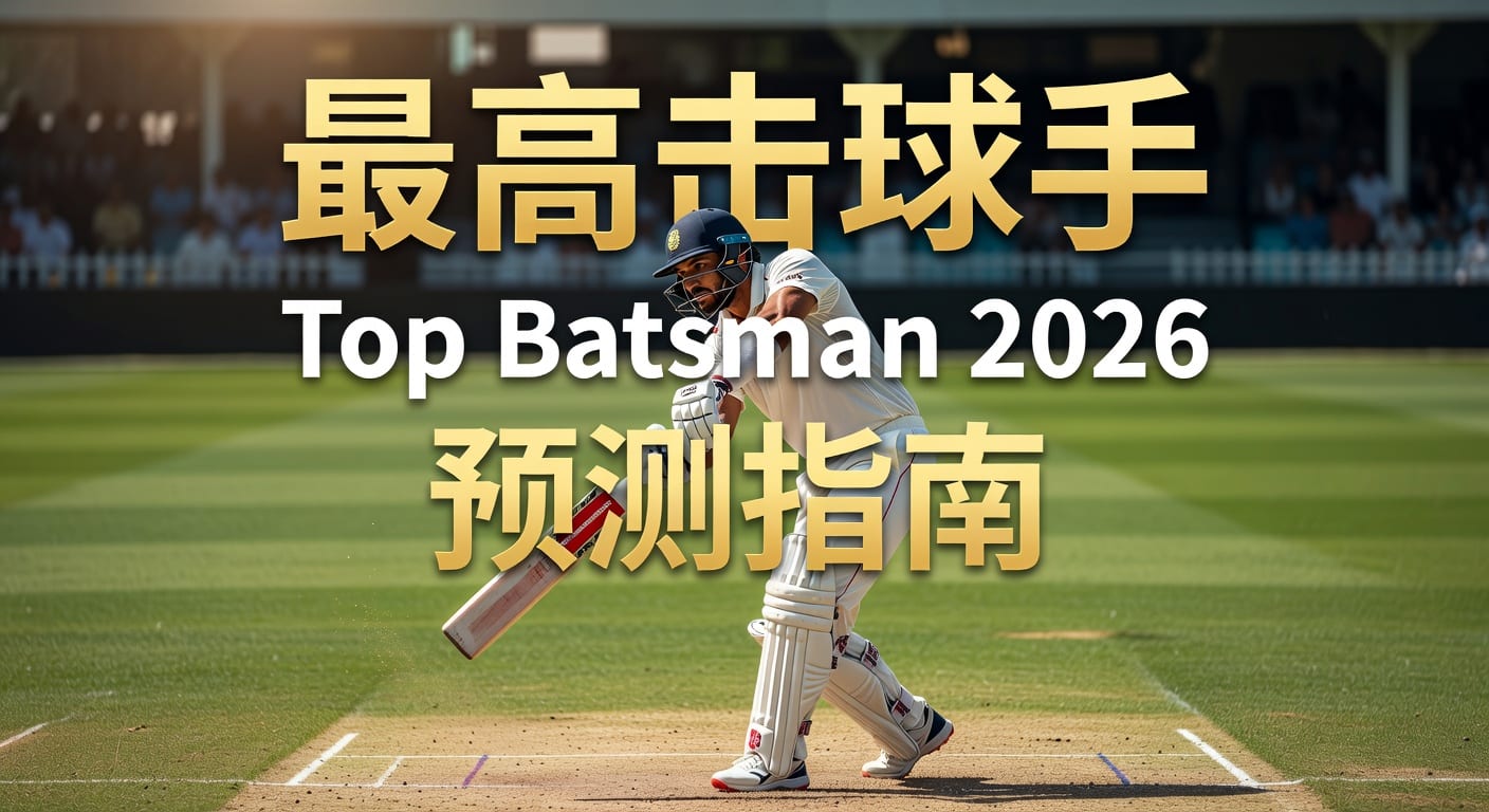 2026年世界杯投注：洞悉最高击球手 Top Batsman的致胜之道