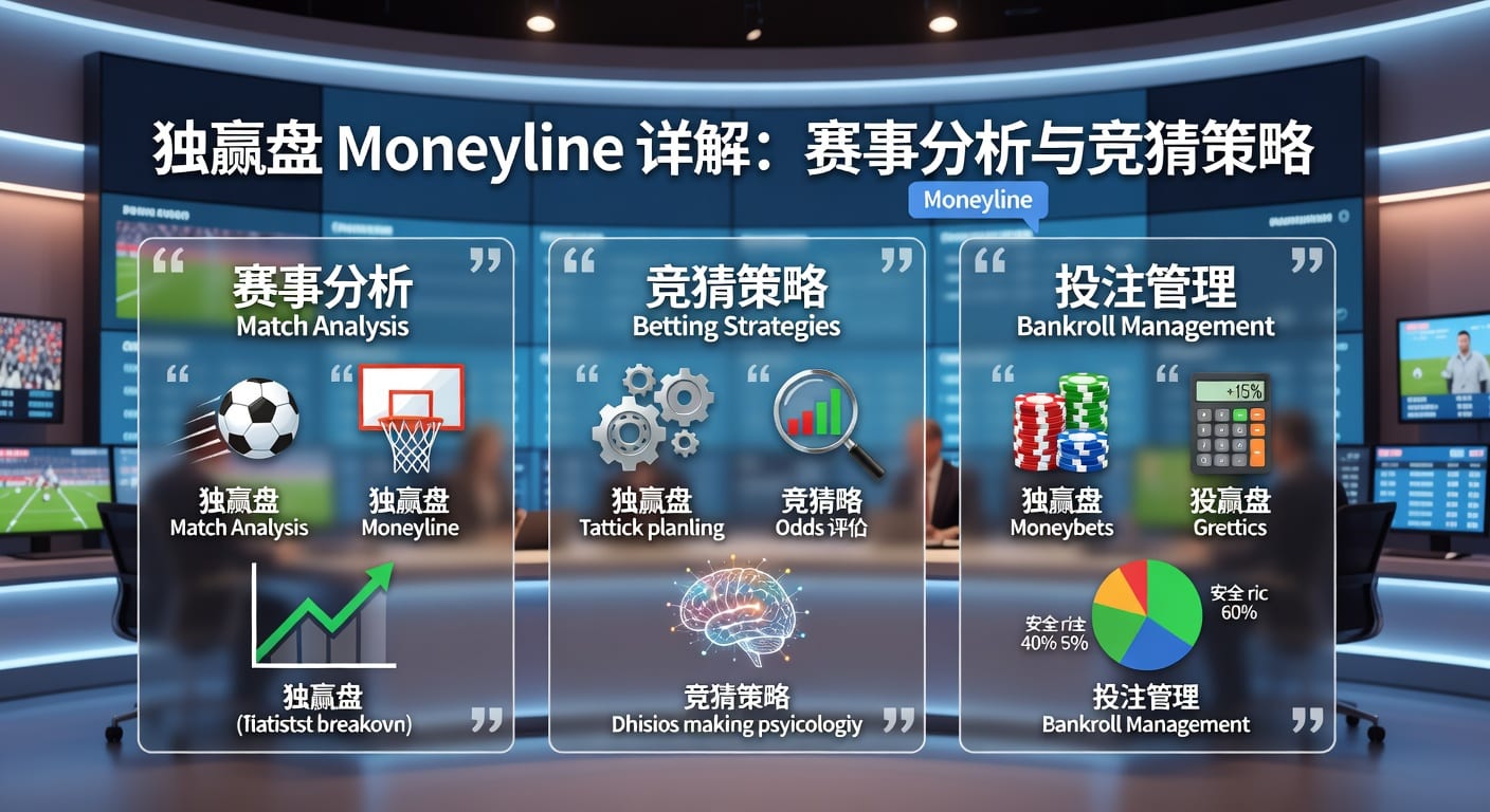 独赢盘 moneyline：定义、玩法与投注技巧