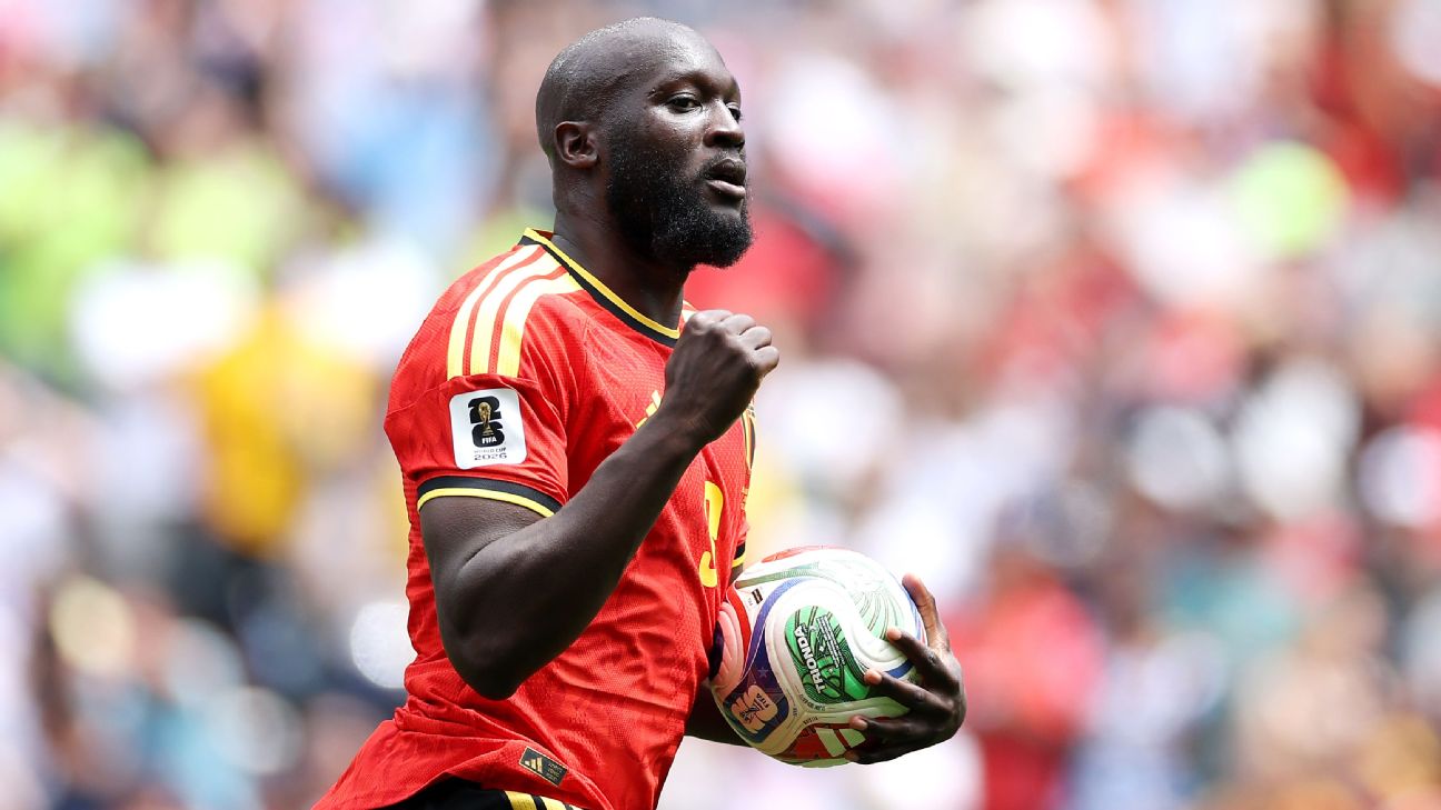 卢卡库抢走梅西与德布劳内风头，比利时1比1战平埃及